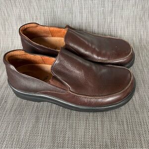 Birkenstock Footprints Brown Leather Loafers